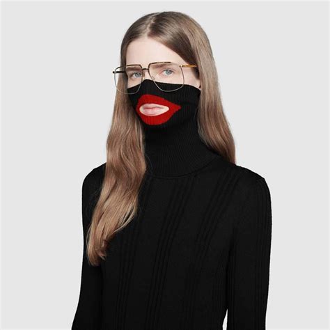 black balaclava gucci|gucci balaclava sweater.